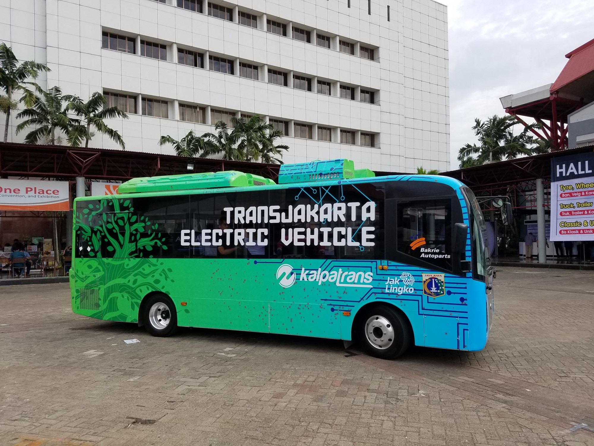 Electric bus in Jakarta